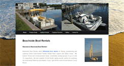 Desktop Screenshot of beachsideboatrentals.com
